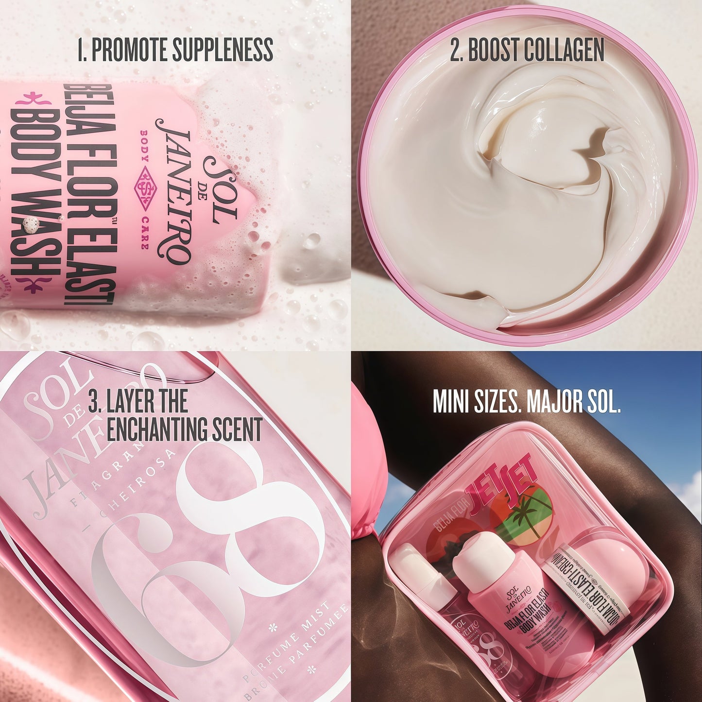 Beija Flor™ Jet Set | Travel Shower Kit