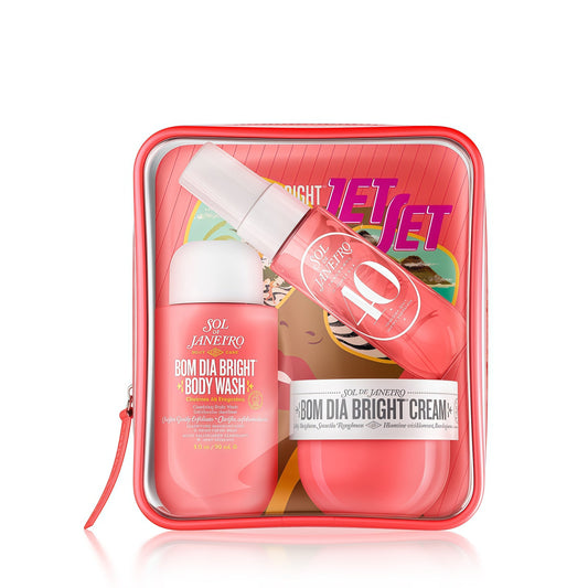 Bom Dia Bright™ Jet Set  Gently exfoliate and visibly brighten skin.